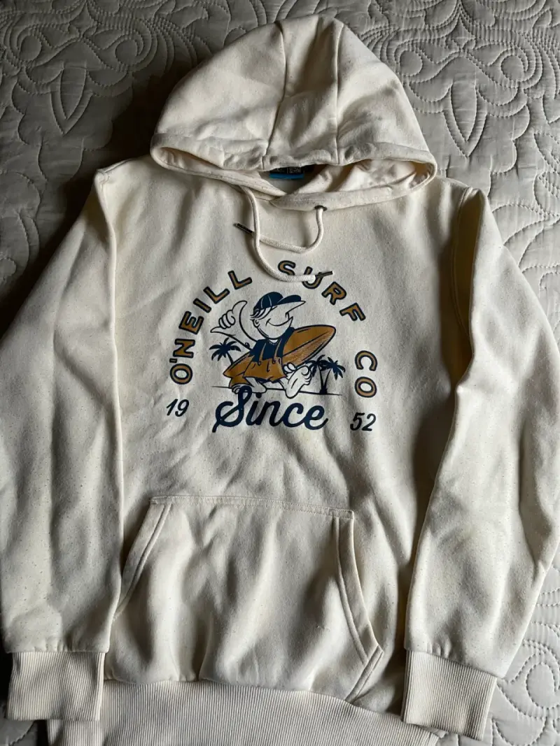 Polerón O'Neill Surf Co beige con capucha talla 14 - 2