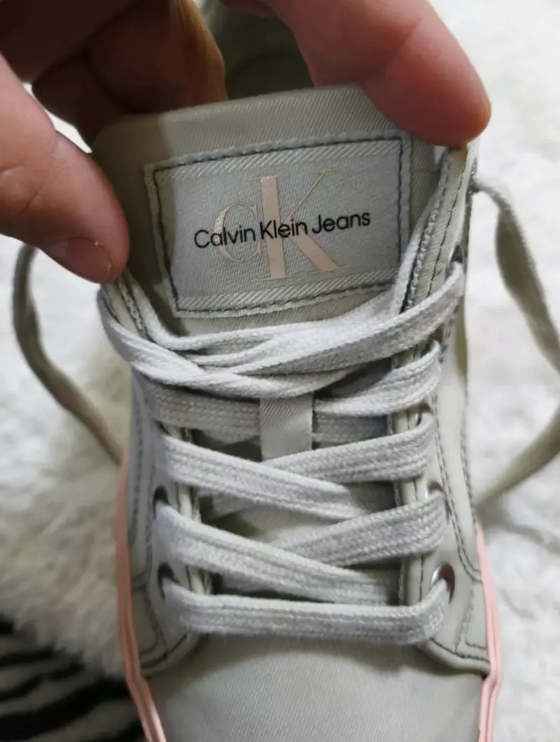 Zapatillas Calvin Klein Jeans verde y rosa - 3