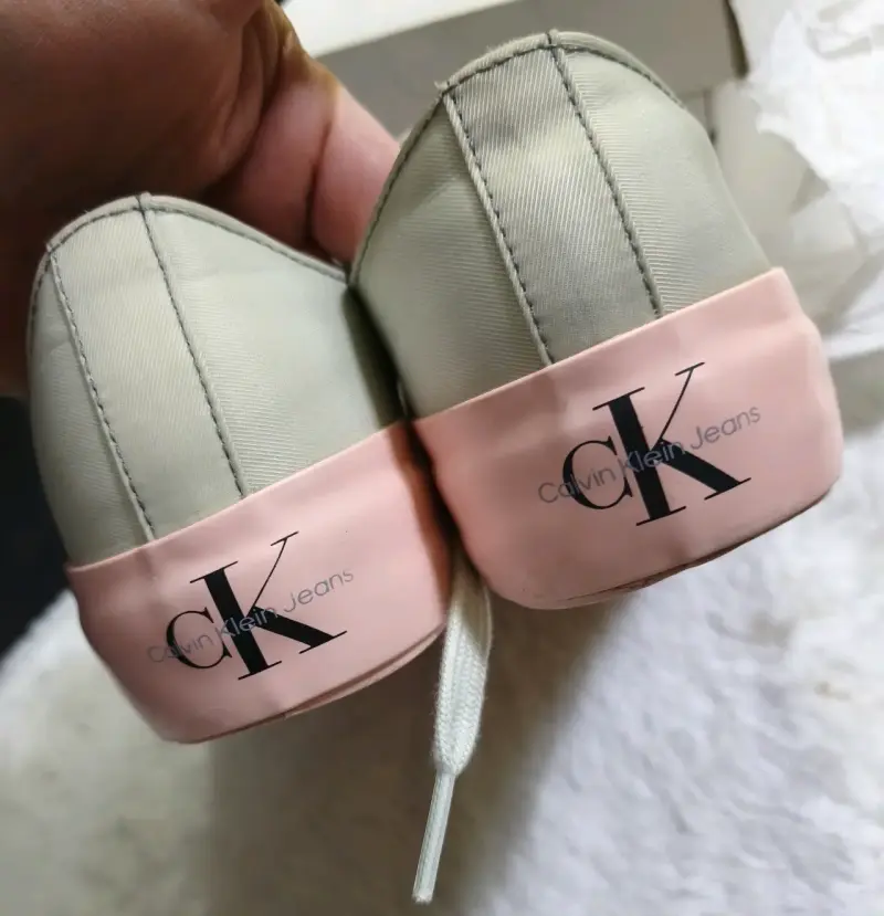 Zapatillas Calvin Klein Jeans verde y rosa - 4