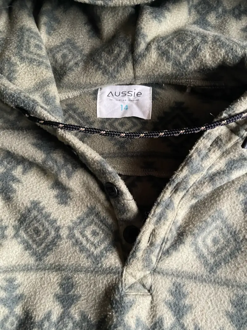 Polerón de polarcon capucha Aussie talla 14 - 1