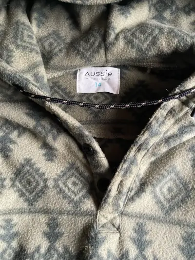 Polerón de polarcon capucha Aussie talla 14 - miniatura 1