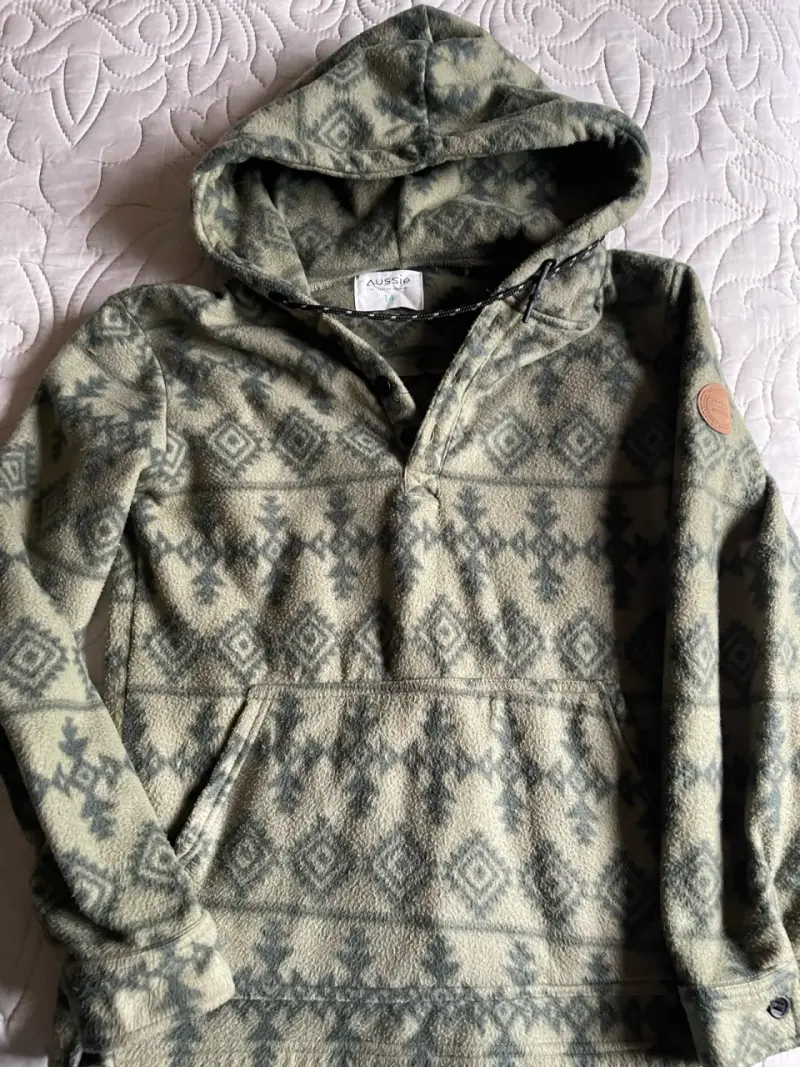 Polerón de polarcon capucha Aussie talla 14 - 4