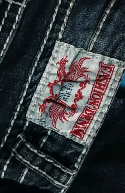 Jeans de mezclilla Fashion Denim con bolsillos - miniatura 1