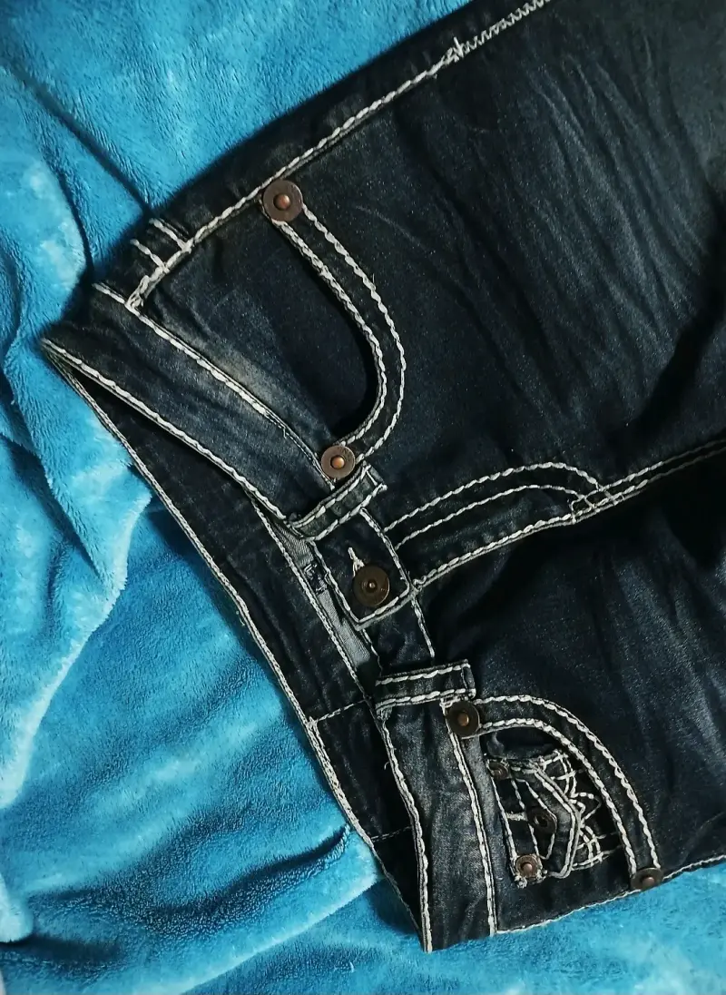 Jeans de mezclilla Fashion Denim con bolsillos - 3