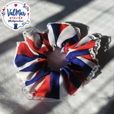 Scrunchie Tricolor Chile - miniatura 1