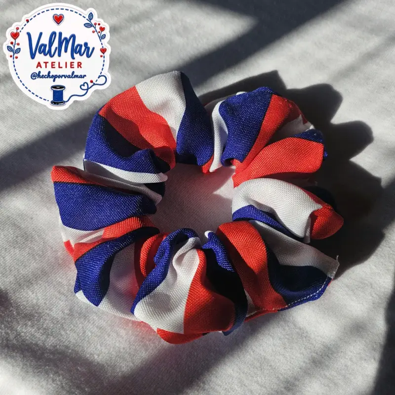 Scrunchie Tricolor Chile - 2