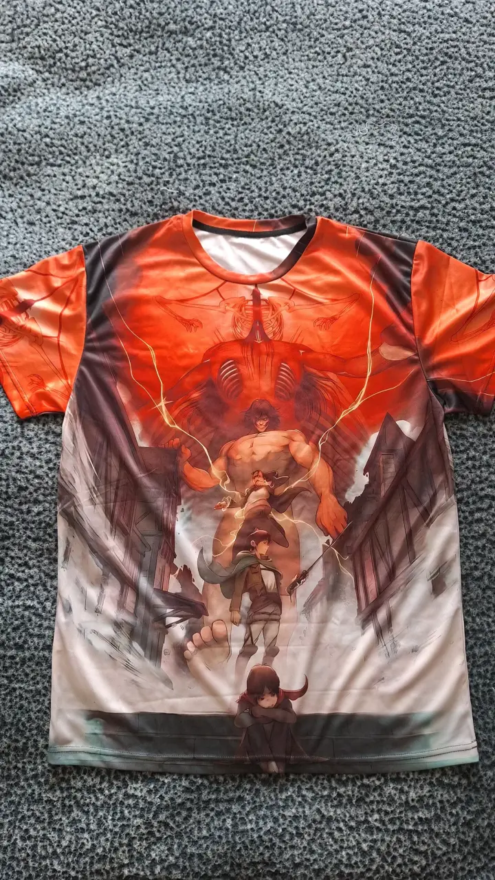 Polera anime shingeki no Kyojin Eren talla L