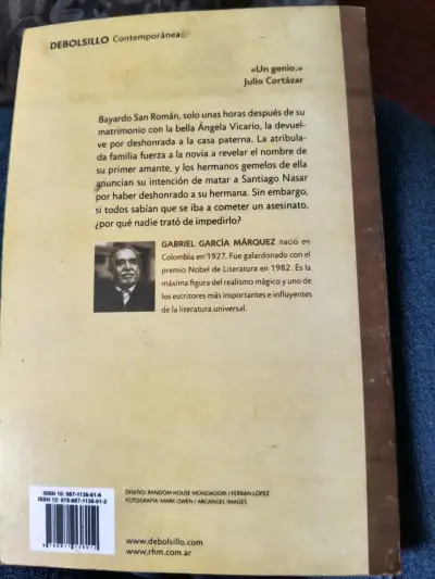 Libro Crónica de una Muerte Anunciada de Gabriel García Márquez - miniatura 2