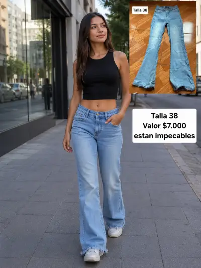 Jeans de mujer anchos en varias tallas - miniatura 2