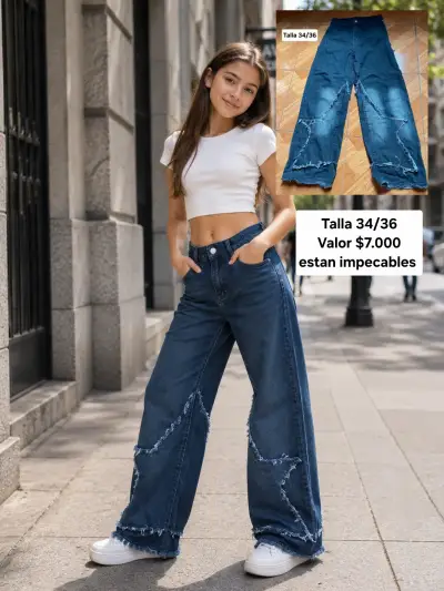 Jeans de mujer anchos en varias tallas - miniatura 4