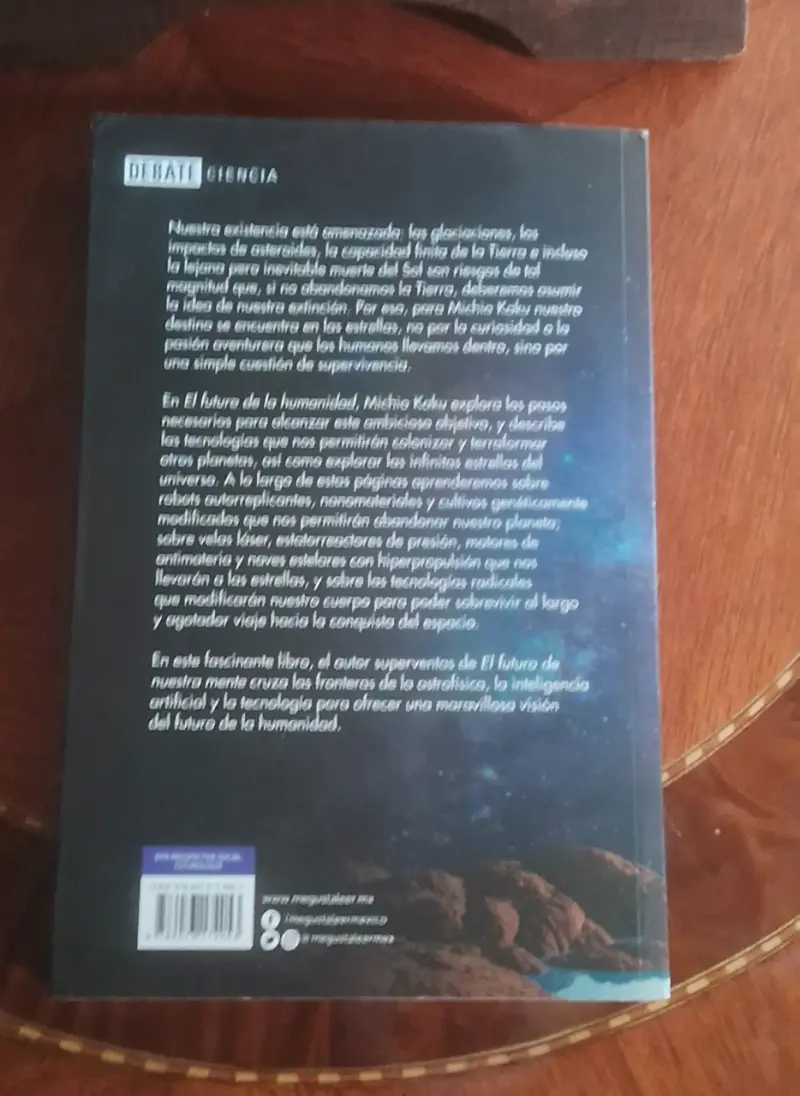 Libro 'El Futuro de la Humanidad' de Michio Kaku - 2