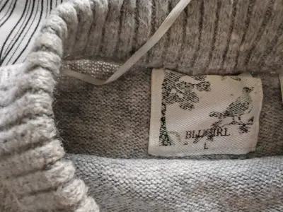 Suéter de lana gris para mujer Blugirl - miniatura 1
