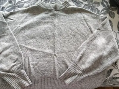 Suéter de lana gris para mujer Blugirl - miniatura 2
