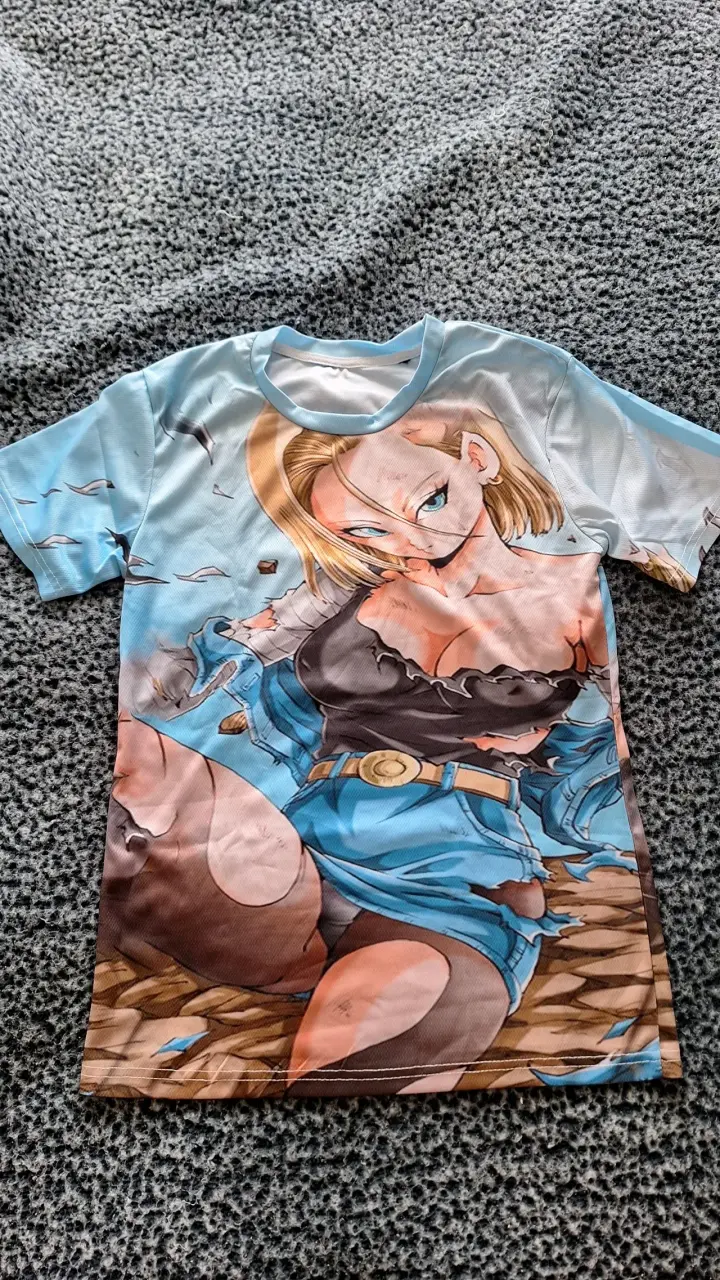 Polera Anime Dragon ball androide n18 talla XS