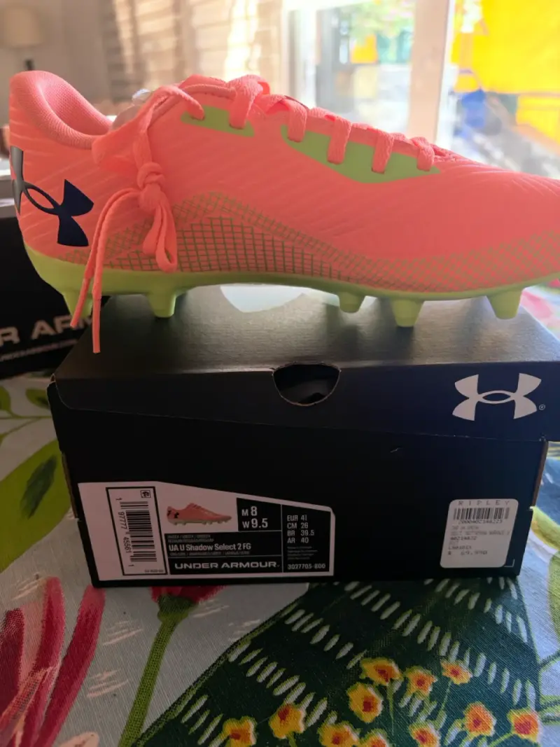 Botines de fútbol Under Armour naranjas - 2