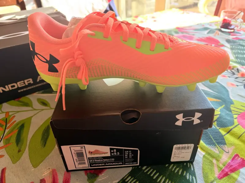 Botines de fútbol Under Armour naranjas - 3