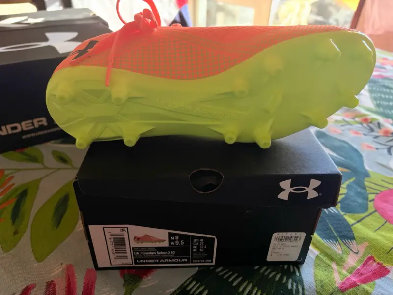 Botines de fútbol Under Armour naranjas - 4