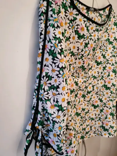 Blusa floral de manga larga Zara - miniatura 1