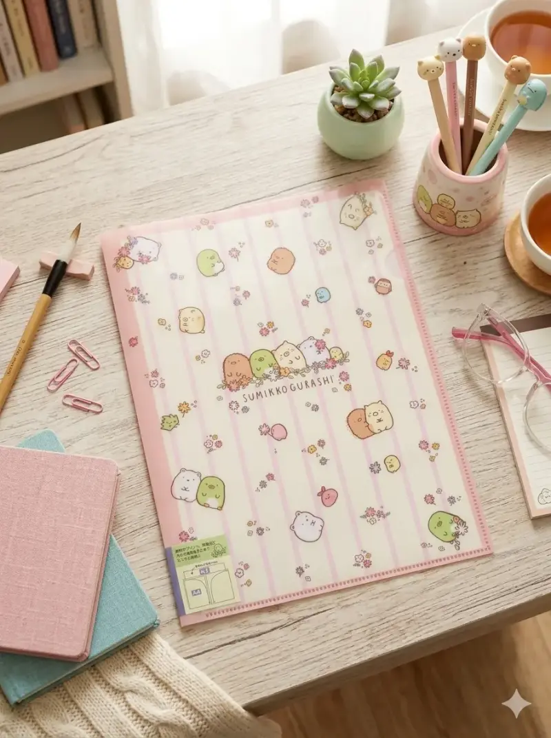 Set de papelería kawaii My Melody, Rilakkuma. - 3