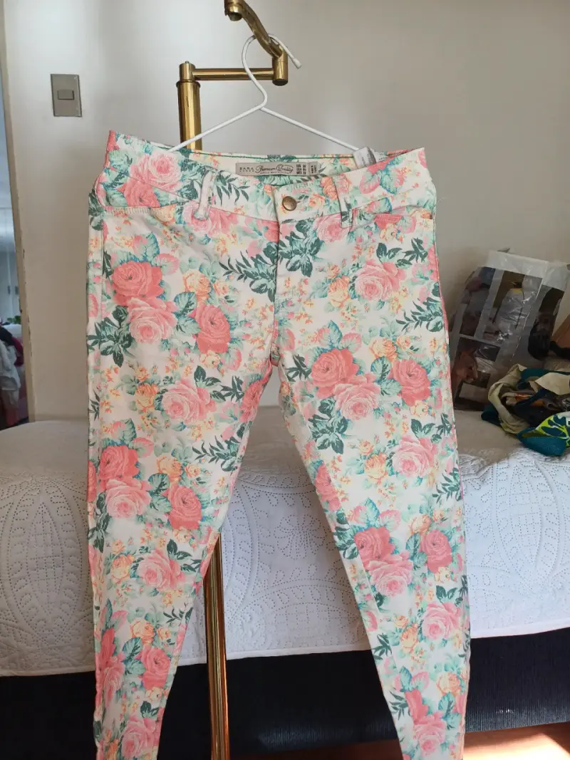 Jeans mujer estampados florales zara, Jeans Esprit - 3