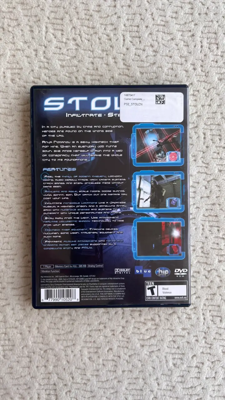 Juego Stolen para PlayStation 2 en buen estado - 2