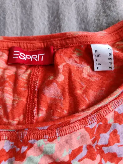 Polera Esprit estampado naranja para mujer - miniatura 1