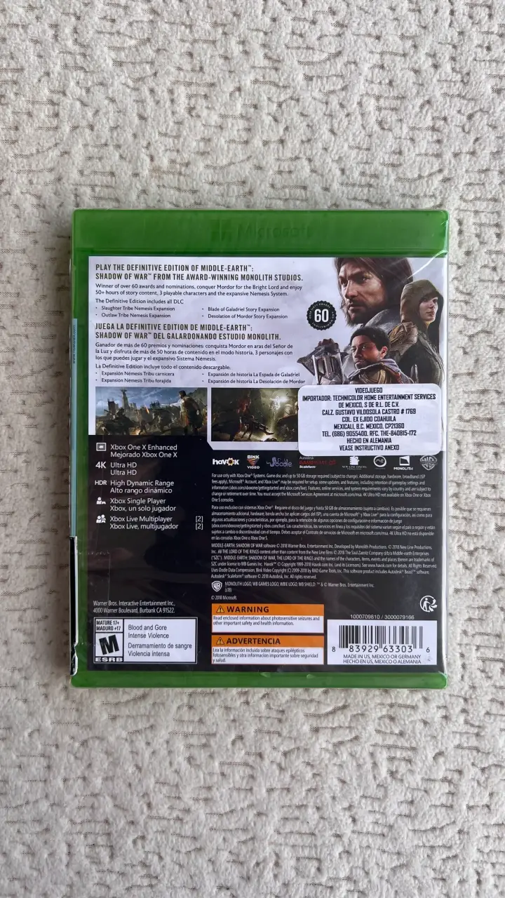 Juego Xbox One Middle-Earth: Shadow of War Definitive Edition - 2