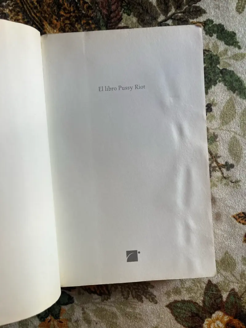 Libro 'Pussy Riot' de Nadya Tolokonnikova - 2