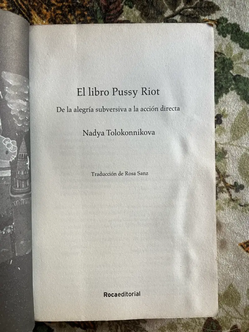 Libro 'Pussy Riot' de Nadya Tolokonnikova - 3