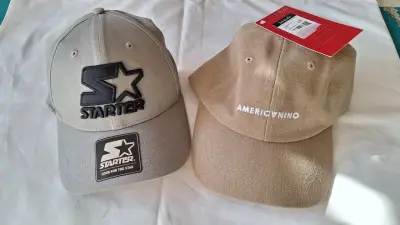 Set de 4 gorras variadas Starter y Adidas - miniatura 1