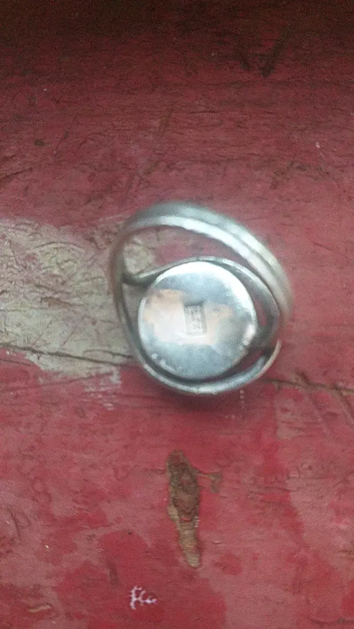 Anillo de plata con piedra turquesa - 2