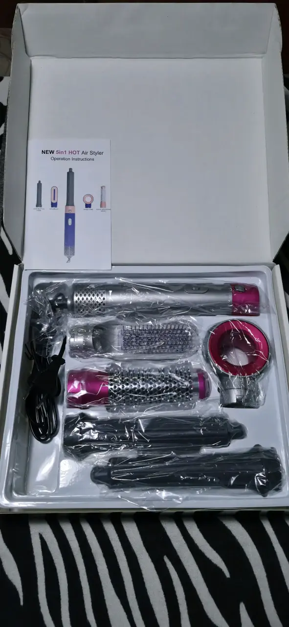 Secador de Pelo 5 en 1 con Accesorios - 2