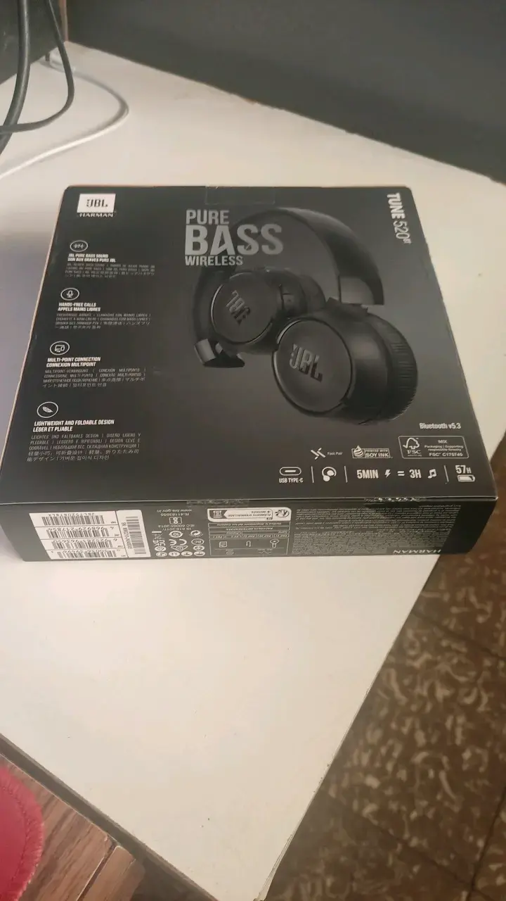 Audífonos Inalámbricos JBL Tune 520BT con Sonido Pure Bass - 2
