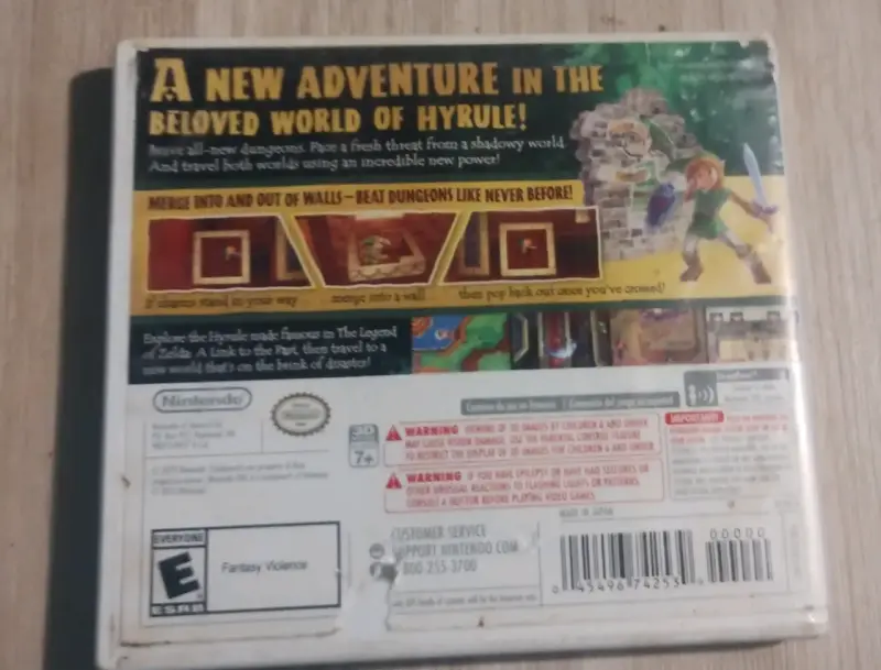 Juego Nintendo 3DS The Legend of Zelda: A Link Between Worlds - 3