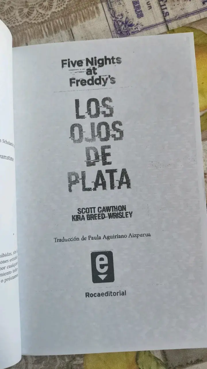 Libro Five Nights at Freddy's: Los Ojos de Plata - 4
