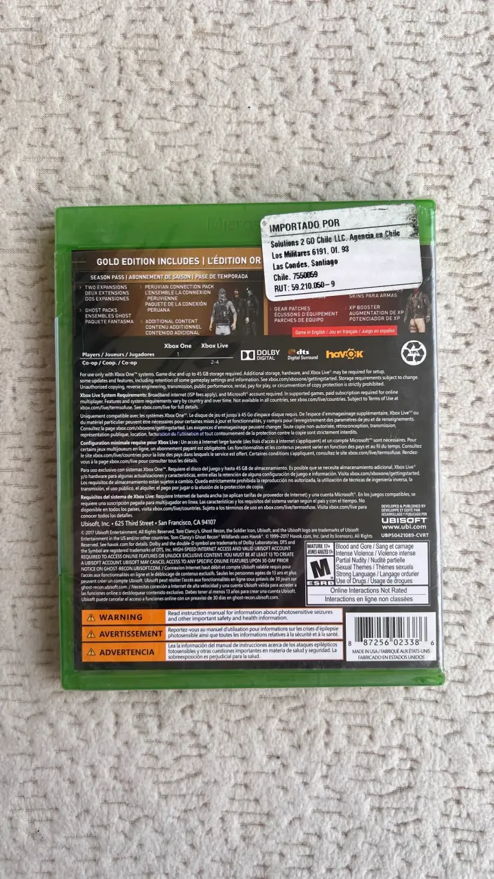 Tom Clancy's Ghost Recon Wildlands Gold Edition Xbox One - 2