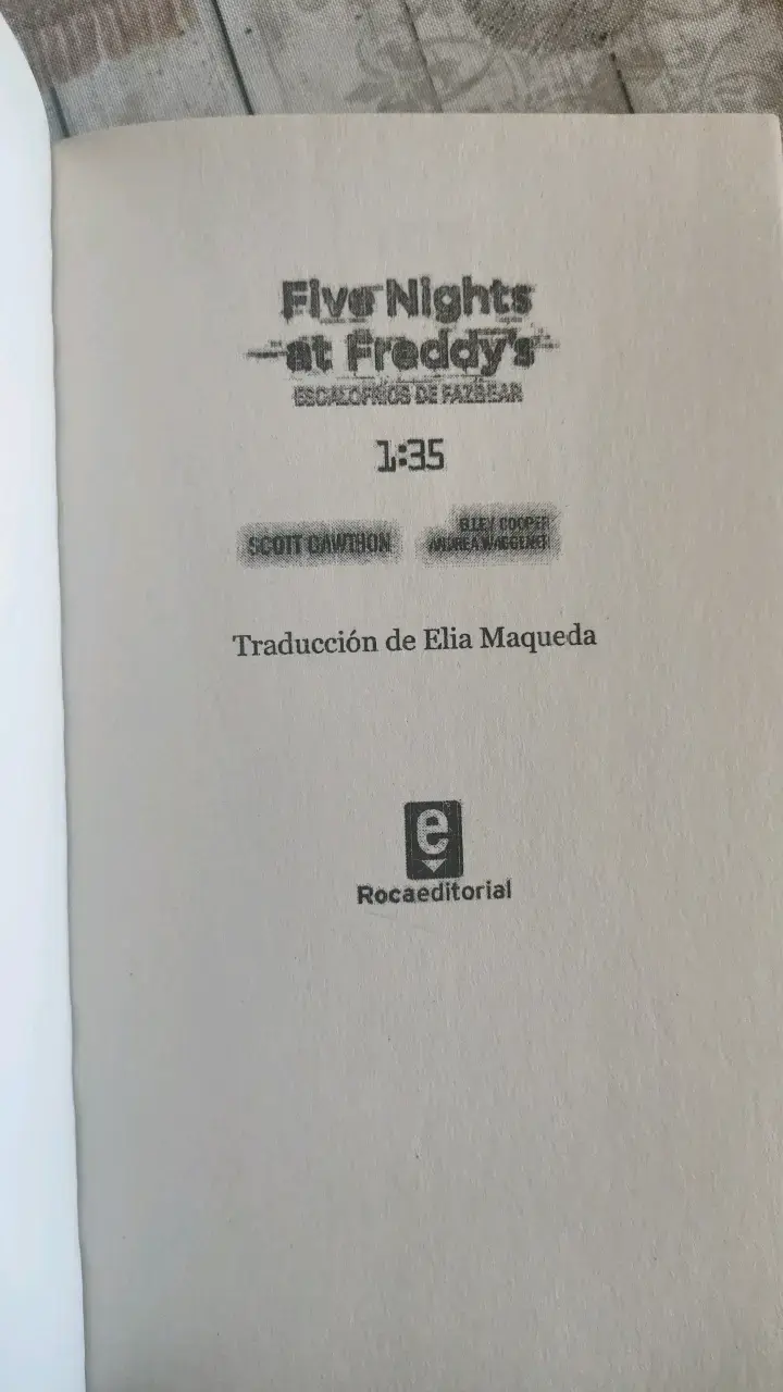 Five Nights at Freddy's Escalofríos de Fazbear #3 - 3