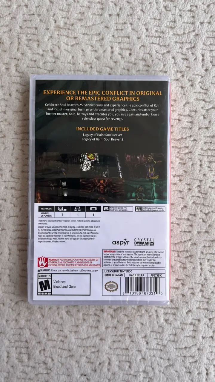 Juego Nintendo Switch Soul Reaver 1 & 2 Remastered - 2