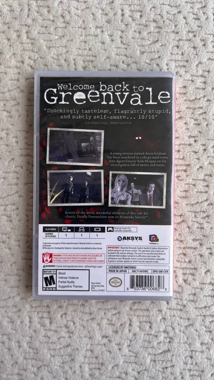 Juego Deadly Premonition Origins para Nintendo - 2