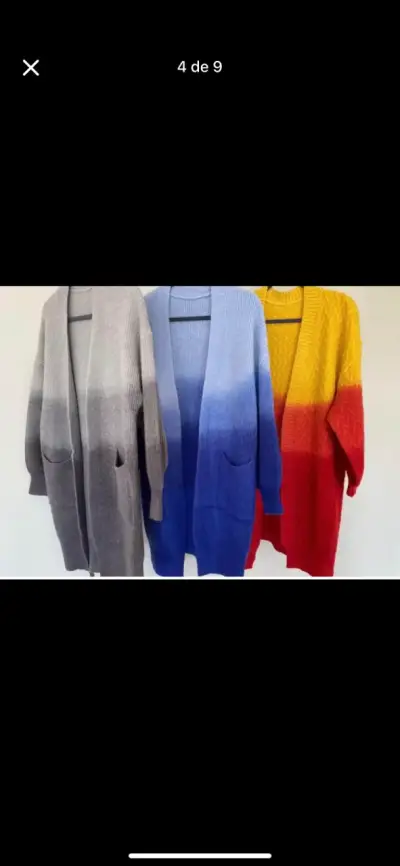 Cardigans largos de colores variados - miniatura 1