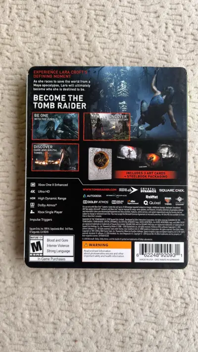 Juego Xbox One Shadow of the Tomb Raider Steelbook - miniatura 2