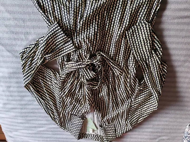 Vestido estampado de viscosa H&M XL - 1