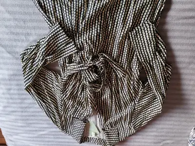 Vestido estampado de viscosa H&M XL - miniatura 1