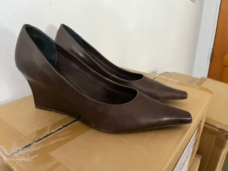 Zapatos de Tacón Cuña Marrón Marquis Talla 38 - 2