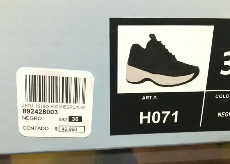 Zapatillas deportivas negras talla 36 - 4