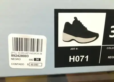 Zapatillas deportivas negras talla 36 - miniatura 4
