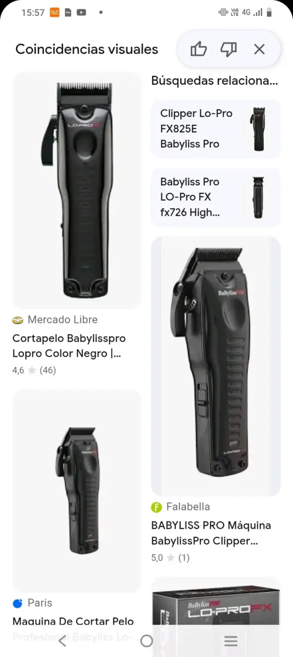 Cortapelos Babyliss Pro Lo-Pro FX con Accesorios - 4