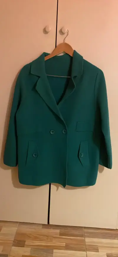 Blazer verde elegante para mujer - miniatura 1
