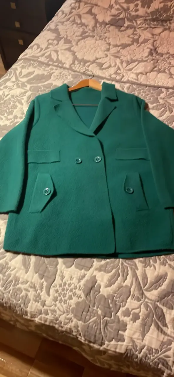 Blazer verde elegante para mujer - 2