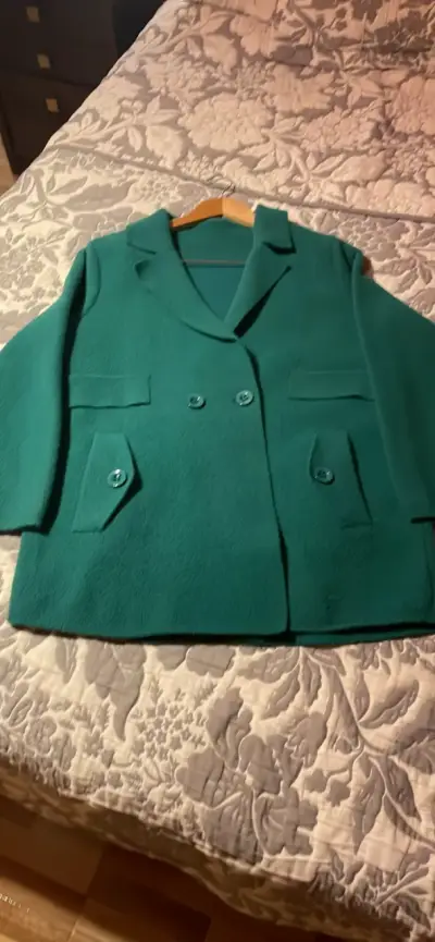 Blazer verde elegante para mujer - miniatura 2